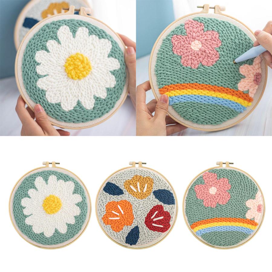 刺繍スターターキット 手芸キット クロスステッチツールキット付属 Diy 針仕事 ギフト 3個入り Stkショップ 通販 Yahoo ショッピング