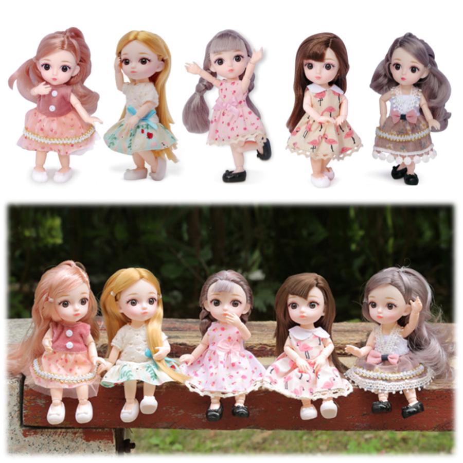 5pc可動12関節16cmベビードール素敵なおもちゃの女の子のギフトdiyアクセサリー Stkショップ 通販 Yahoo ショッピング