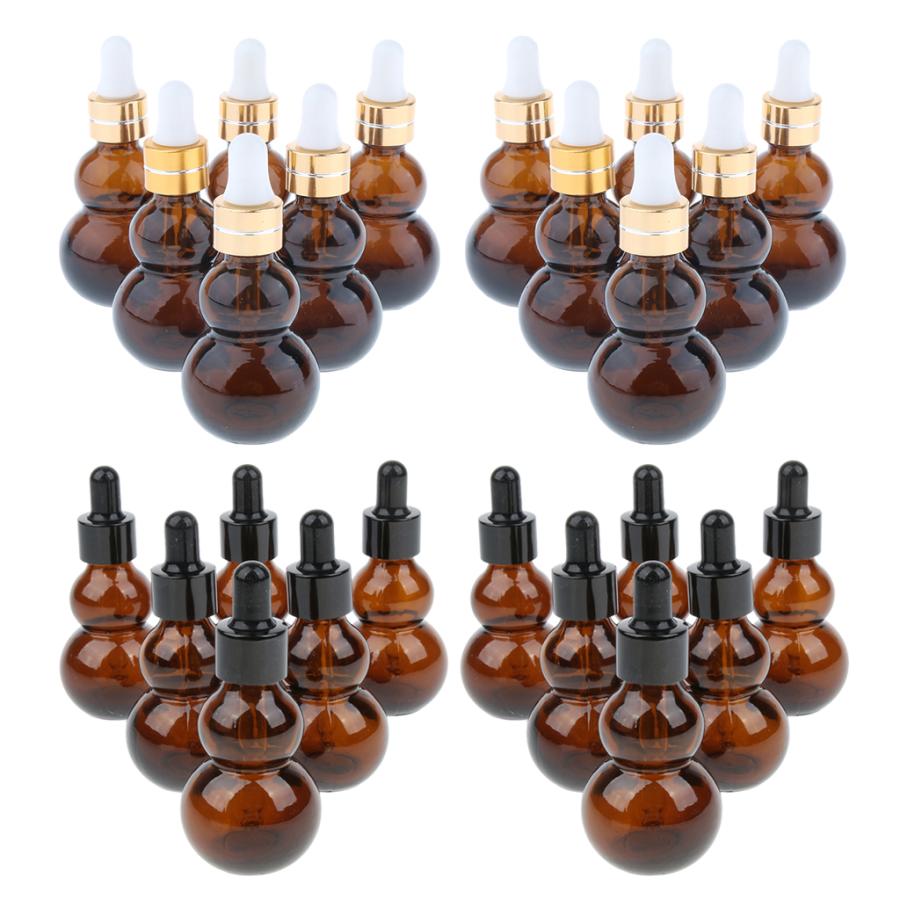 遮光瓶 スポイト スポイトボトル 10ml ml ガラスボトル エッセンシャルオイルボトル 24個入り メーカー再生品