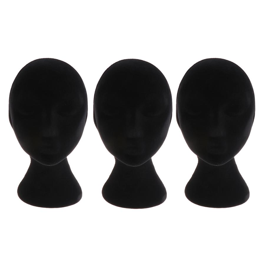 男性発泡スチロールマネキンヘッド化粧品モデルウィッグディスプレイメガネ帽子 50 Off