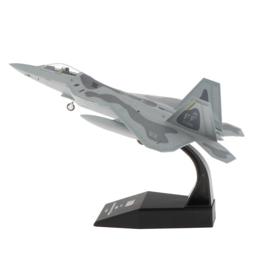 2個セット1/100スケール軍用機F-22戦闘機ダイキャストモデル｜stk-shop｜05