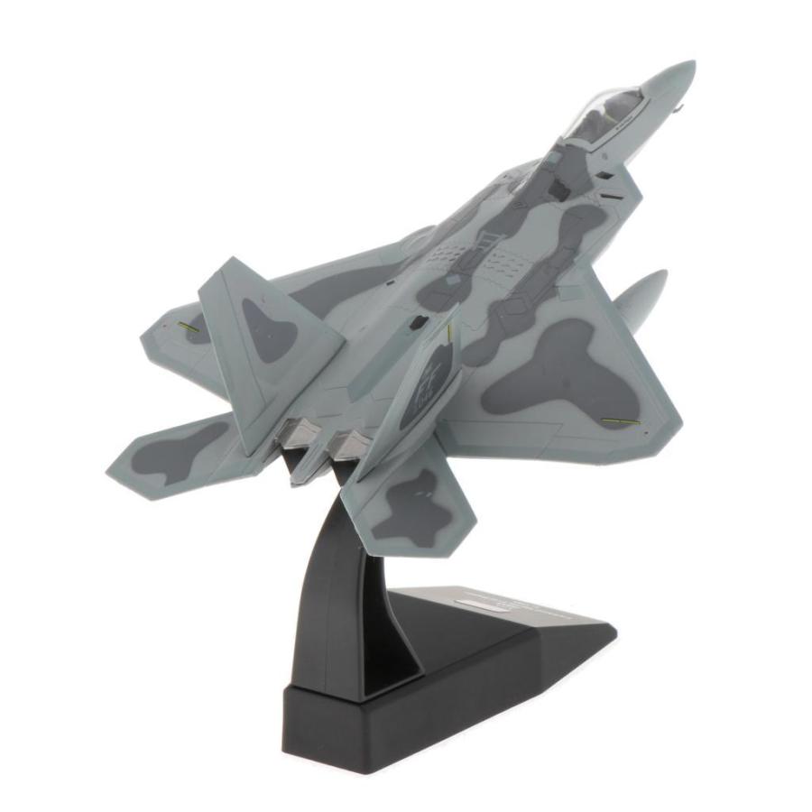 2個セット1/100スケール軍用機F-22戦闘機ダイキャストモデル｜stk-shop｜07