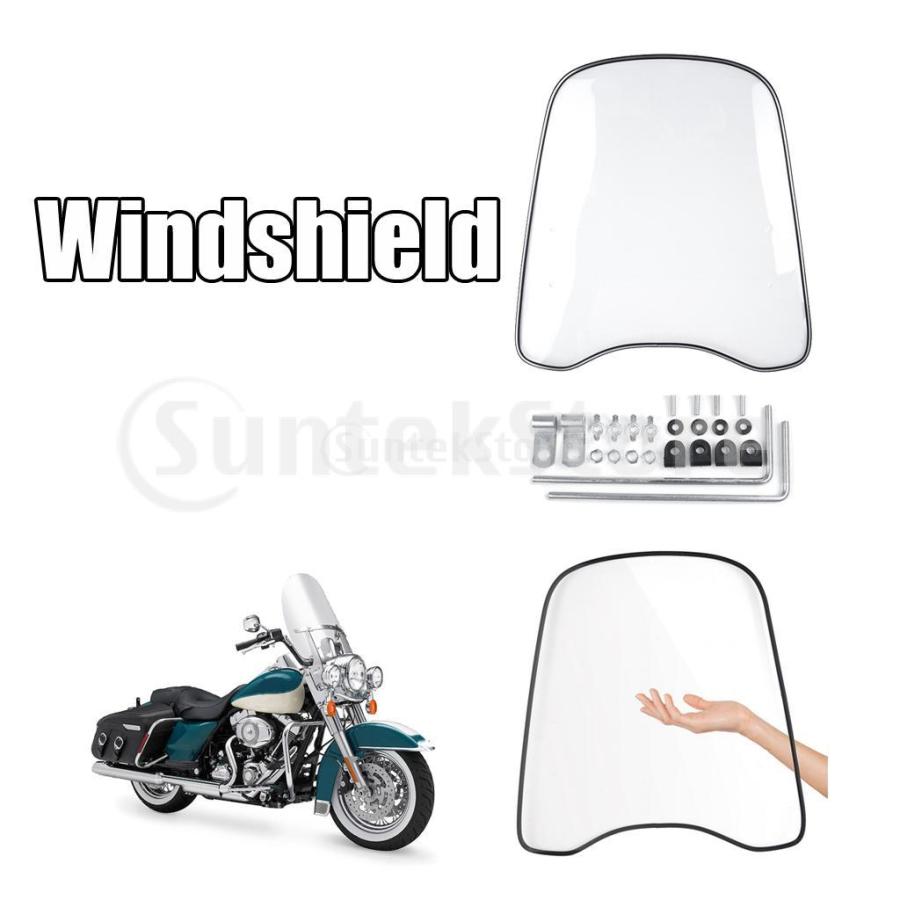 バイクオートバイスクータークリアフロントガラスウインドスクリーン