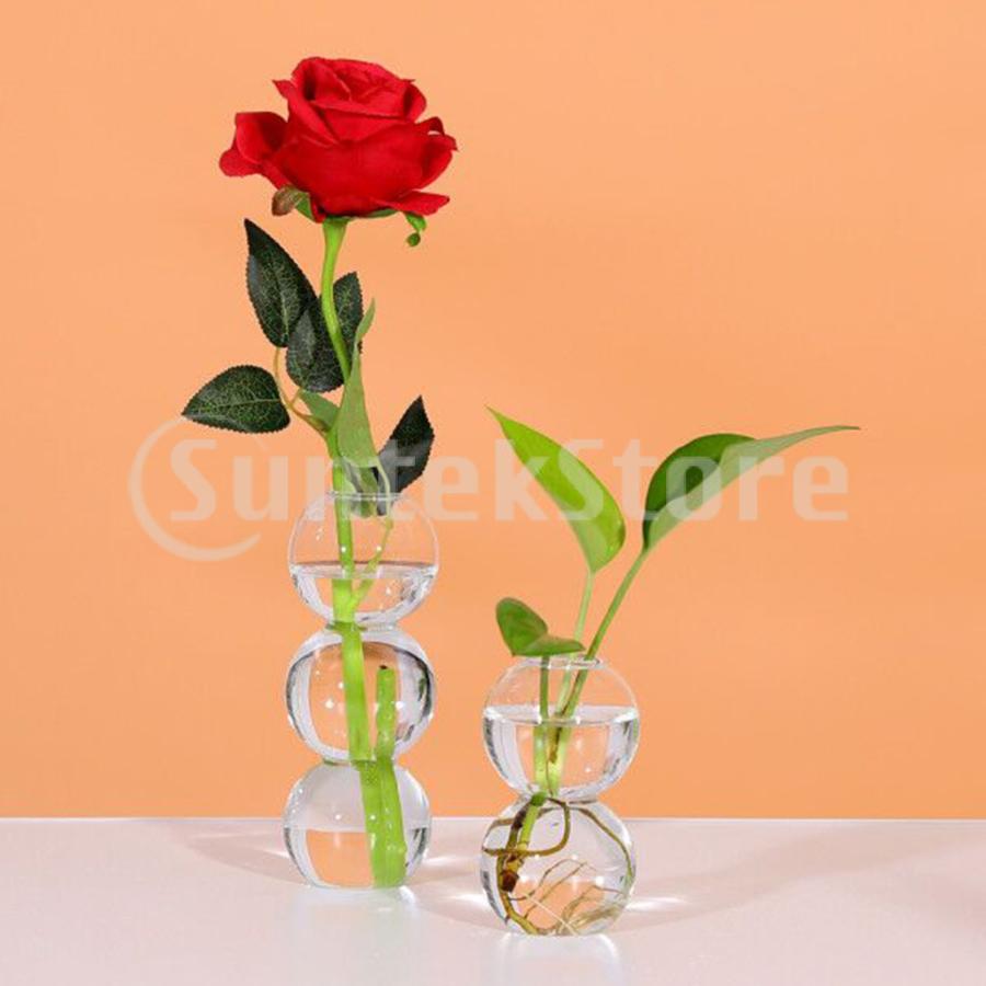 3ピース 個北欧スタイルのガラスバブル花瓶デスクトップ植物コンテナー家の装飾 Thenicovid19results
