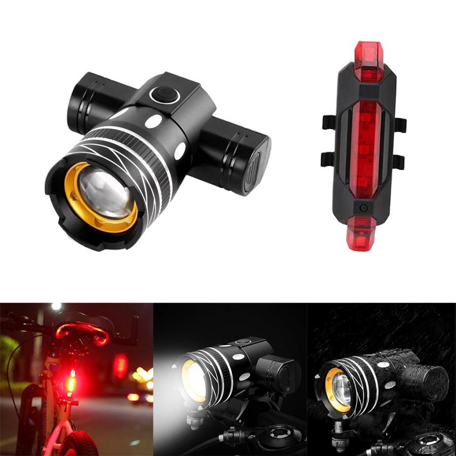 自転車ヘッドライトフロントバイクライトハイルーメン マウンテンバイクヘッドライトナイトライディングledライト 新発売