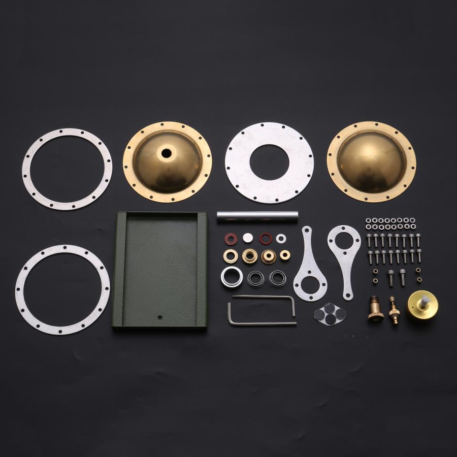 3xミニチュアUFOスピン熱風蒸気エンモデル工学教育玩具キット 