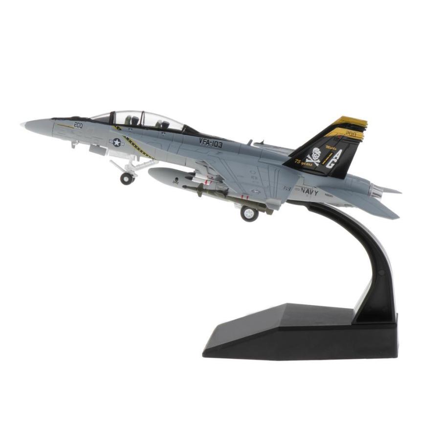 2x 1/100 F / A-18攻撃機+1:72スピットファイア戦闘機の金属モデルの