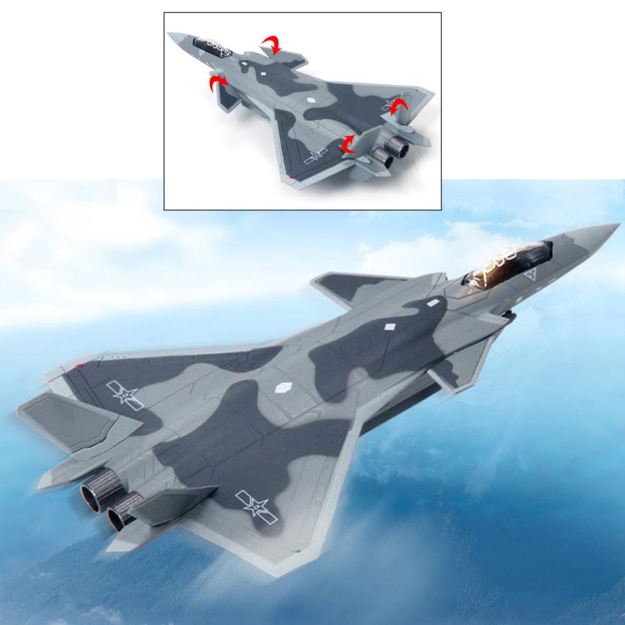 中国J-20ステルス戦闘機航空機1/144スケールモデル航空玩具装飾