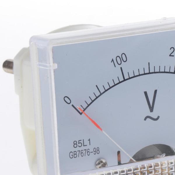2xAccurate 85L1AC電圧計アナログポインター電圧計0-300V|stk-shop|08