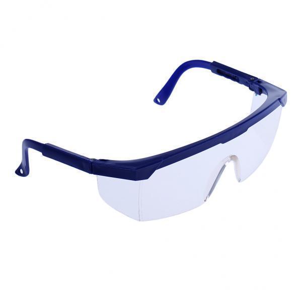 2xSafetyゴーグル目の保護ラボ屋外職場透明保護メガネ
