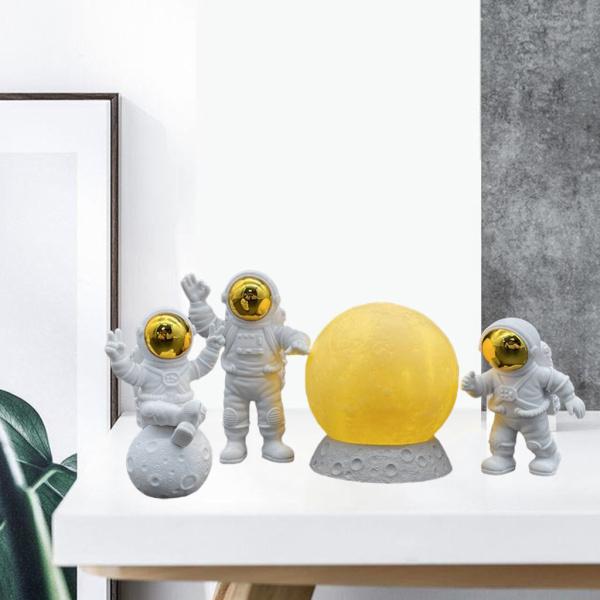 ノル宇宙飛行士の置物コレクション装??飾スペースマン像キッズボーイズギフトゴールデン+ノル宇宙飛行士の置物コレクション装??|stk-shop|07