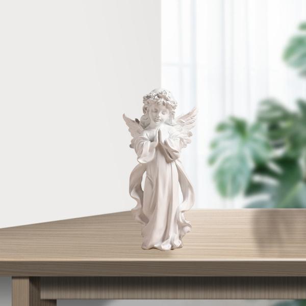 樹脂製の祈りの天使の置物の像クリスマスの家の装飾の高さ2個 : STK