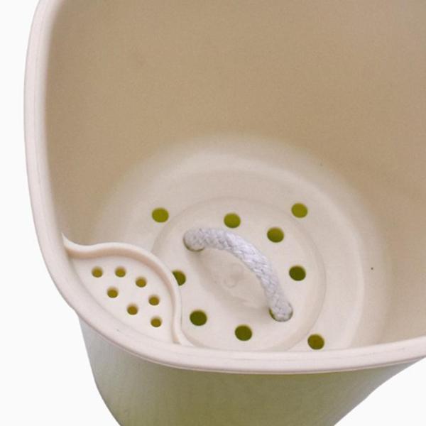 3x怠惰な植木鉢自己散水プランター植木鉢ホームガーデンバルコニーの装飾|stk-shop|08