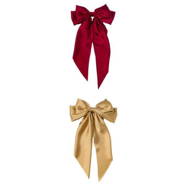 大きな弓のヘアクリップ大きいヘアピンの帽子のスタイリングツールポニーテールのバレット赤 大きな弓のヘアクリップ大きいヘアピンの帽子のスタイリ メーカー再生品