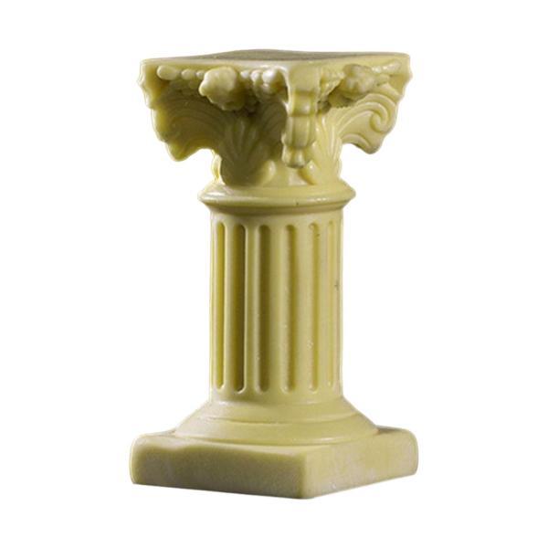 ミニチュア ローマの柱台座 スタンド 像 ギリシャの柱 景色のテーブル用 イエロー+ミニチュア ローマの柱台座 スタンド 像 ギリシャの柱｜stk-shop｜02