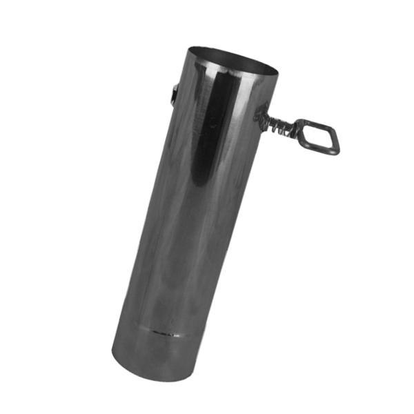 ストーブ ダンパー付パイプ 煙突 薪 薪ストーブ 煙道延長管 : STK