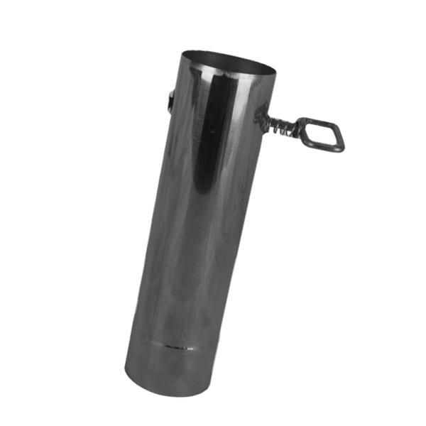 ストーブ ダンパー付パイプ 煙突 薪 薪ストーブ 煙道延長管 : STK