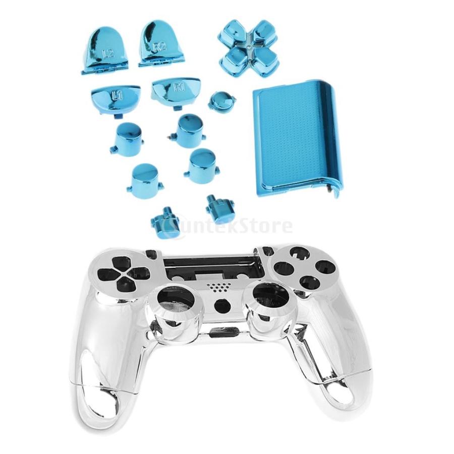 Ps4に対応 リモートコントローラー用 フルハウジングセット 交換 ブルー Stkショップ 通販 Yahoo ショッピング