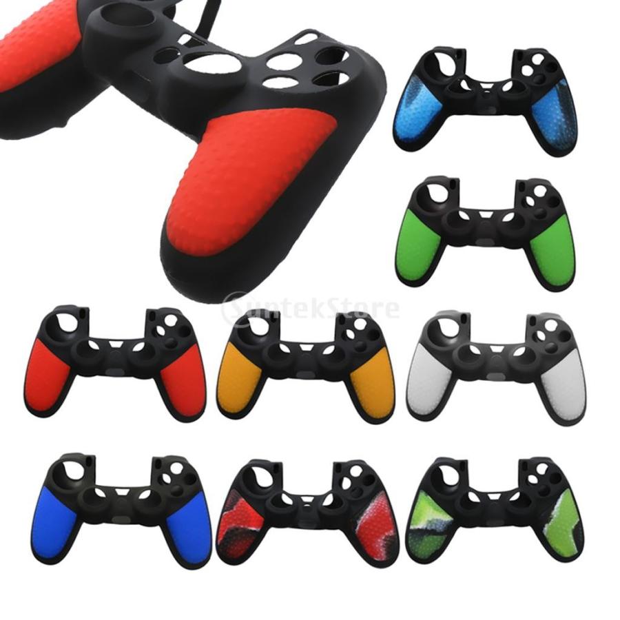 オーバーのアイテム取扱 Lovoski Playstation 4 Ps4コントローラーに対応 ソフト シリコン製 カバー ケース 保護 レッド Wantannas Go Id