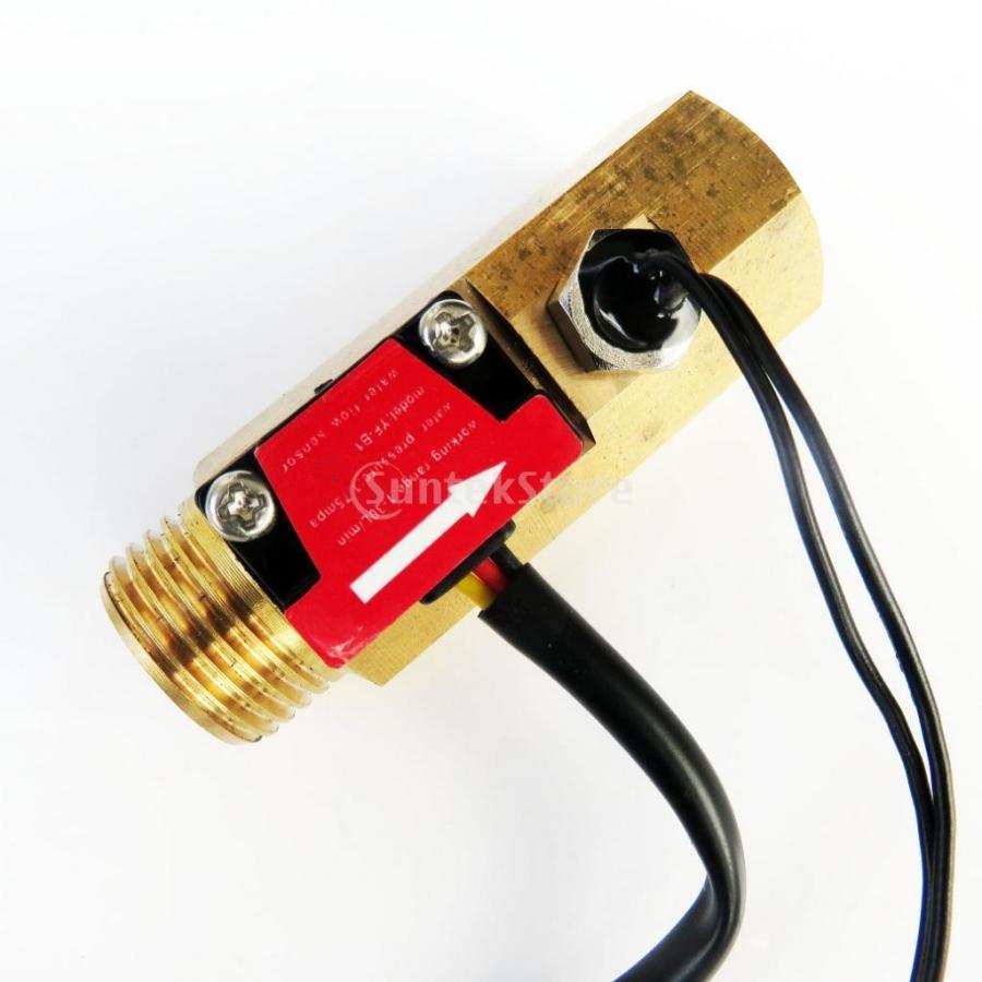 G1 2quot; 水流センサースイッチ 限定セール 流量計制御 ゴールド 水流量 温度 買取 測定