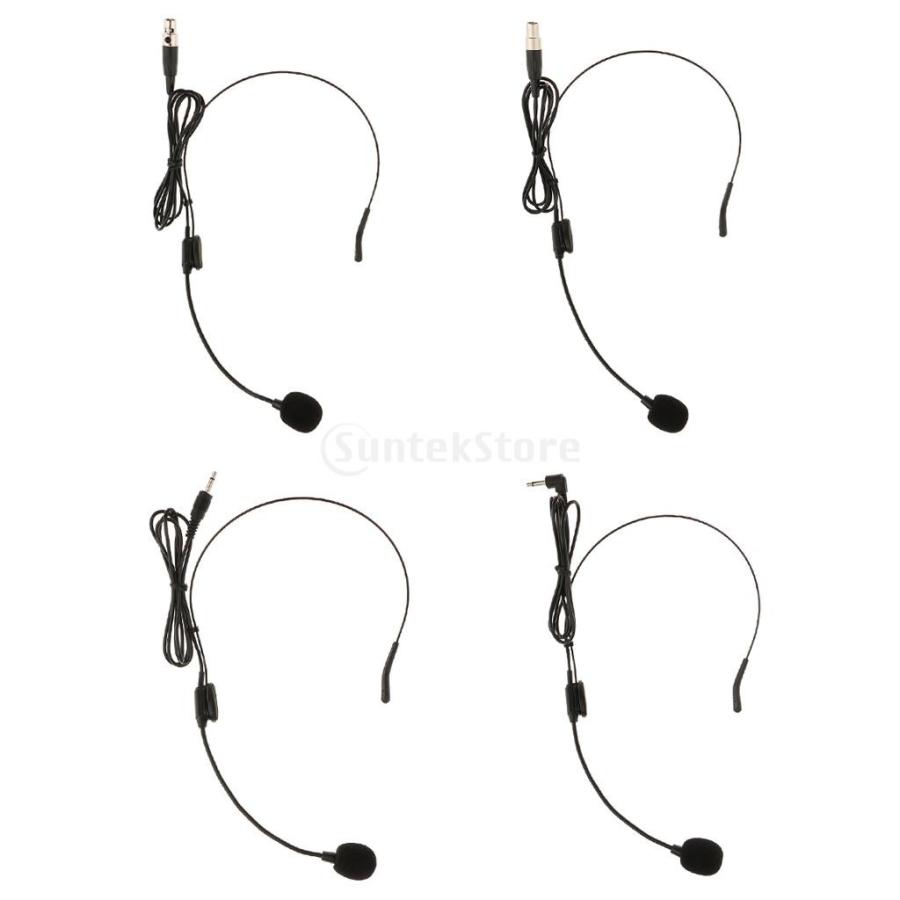 ヘッドマイクロホン フレキシブル 無指向性マイク ミニ 携帯便利 全4種