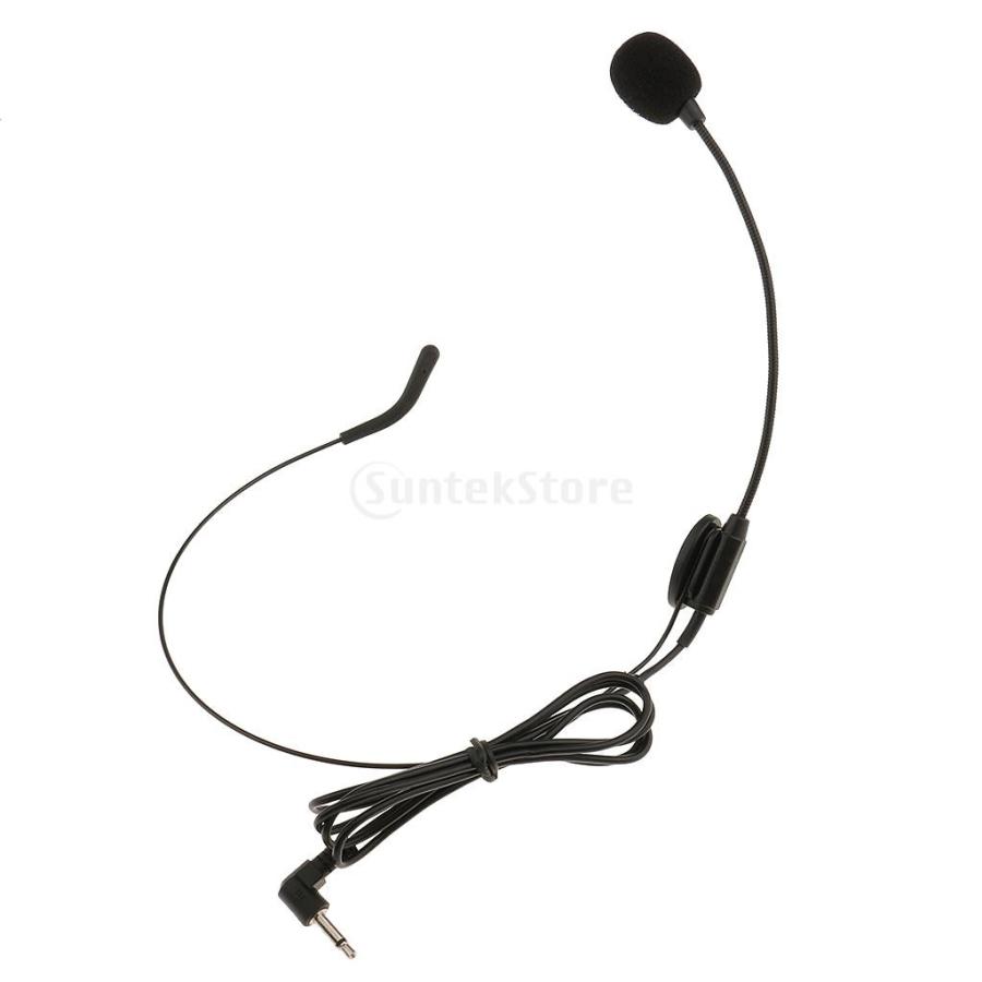 ヘッドマイクロホン フレキシブル 無指向性マイク ミニ 携帯便利