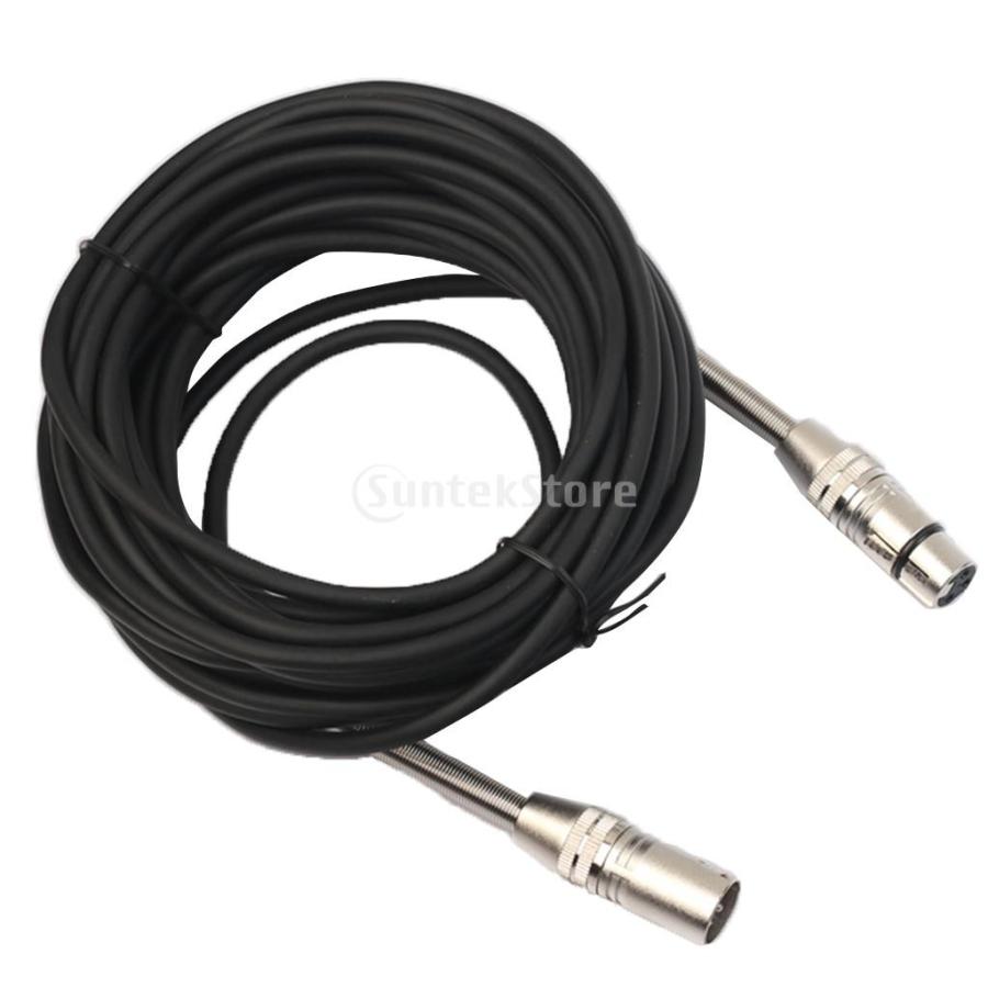 マイクケーブル 延長 Xlr オス メス 3ピン シールド 延長ケーブル 全7サイズ ブラック 10m Stkショップ 通販 Yahoo ショッピング