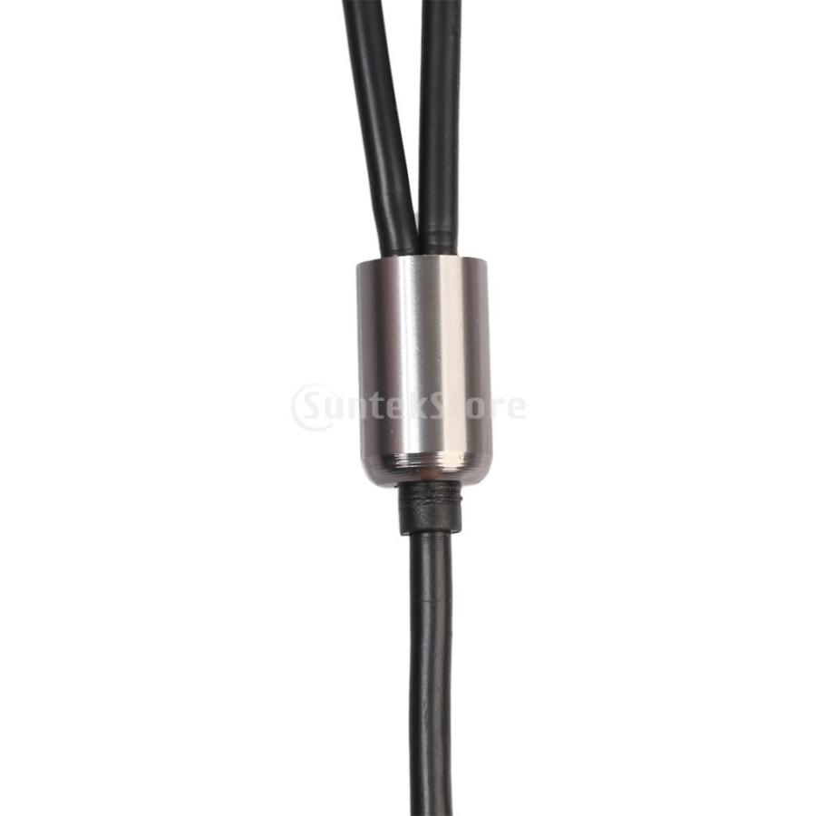 アダプター スピーカー ケーブル 1m ステレオ オス プラグ-2 RCA オーディオ オス 3.5mm 全2色 - グレー|stk-shop|03