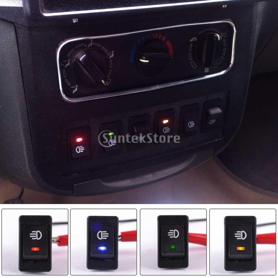 4pins フォグランプ ワークライトバー Led オン オフ ロッカートグルスイッチ 船舶車用 Stkショップ 通販 Yahoo ショッピング