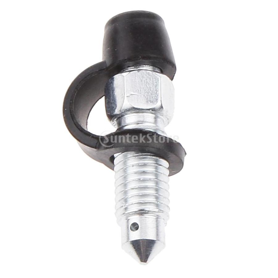 S M7 x 1mm オートバイ ブレーキキャリパー ステンレス ブリード