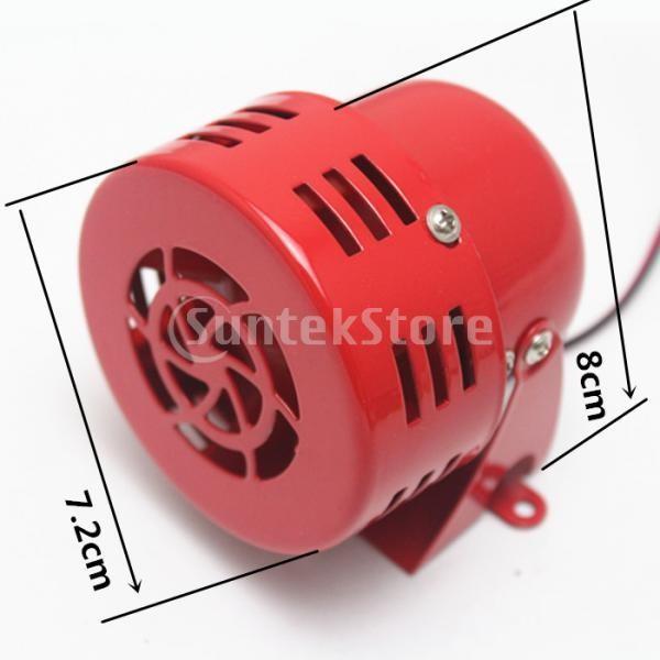 大声 大音量 エア サイレン ホーン アラーム 警告 12v電気自動車 トラック オートバイ用