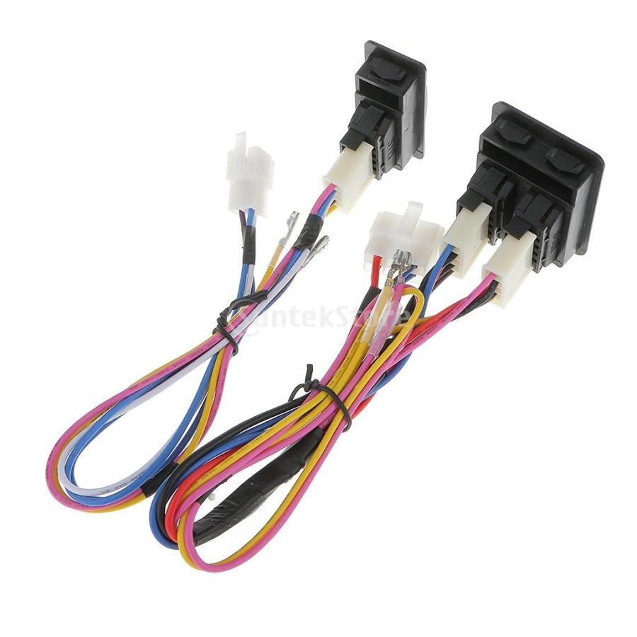 交換 1セット 汎用 車 パワーウィンドウ 3pcs スイッチ ホルダー