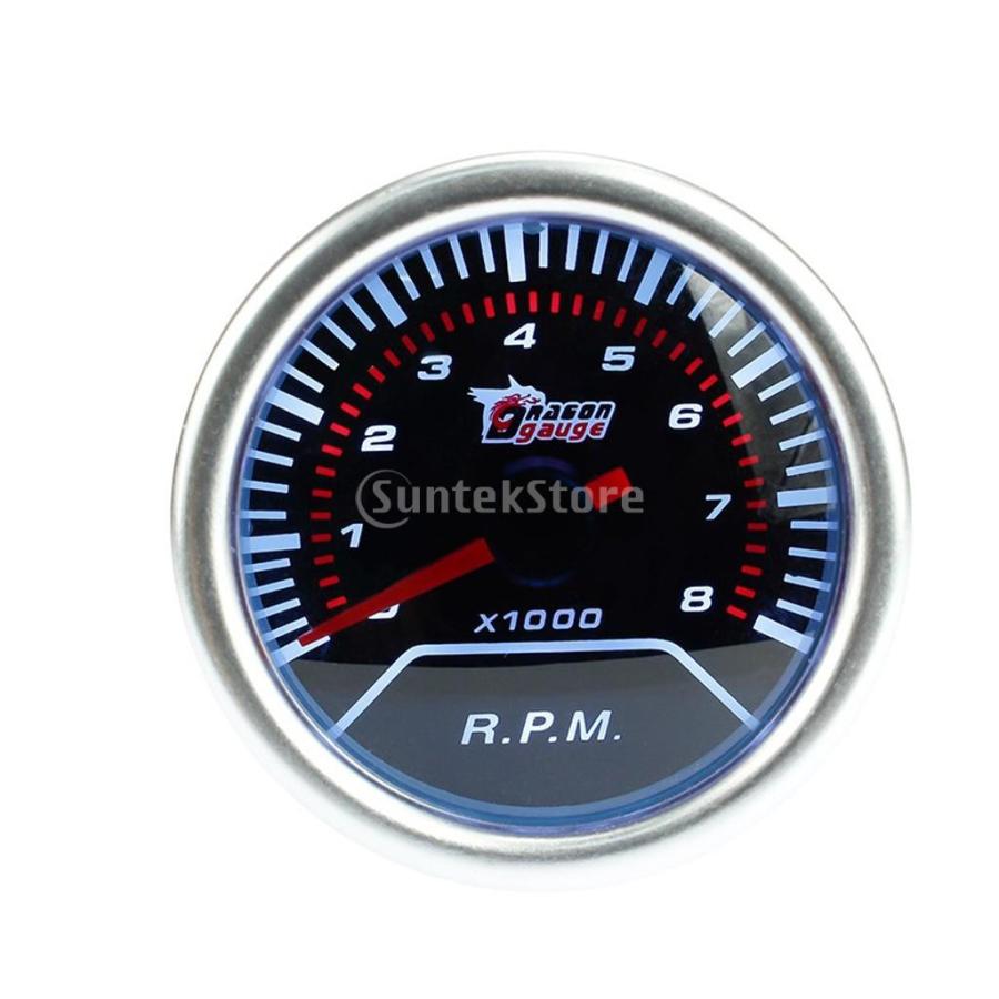 車用 汎用性 52mm 0 8 X1000 Rpmゲージ タコメーター タコゲージ Stkショップ 通販 Yahoo ショッピング