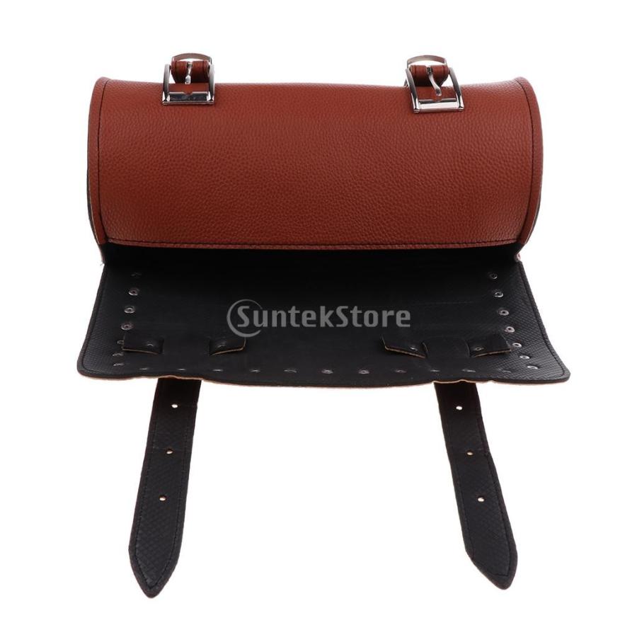 革 オートバイ フロントガラスバッグ ツールバッグ バイクバッグ