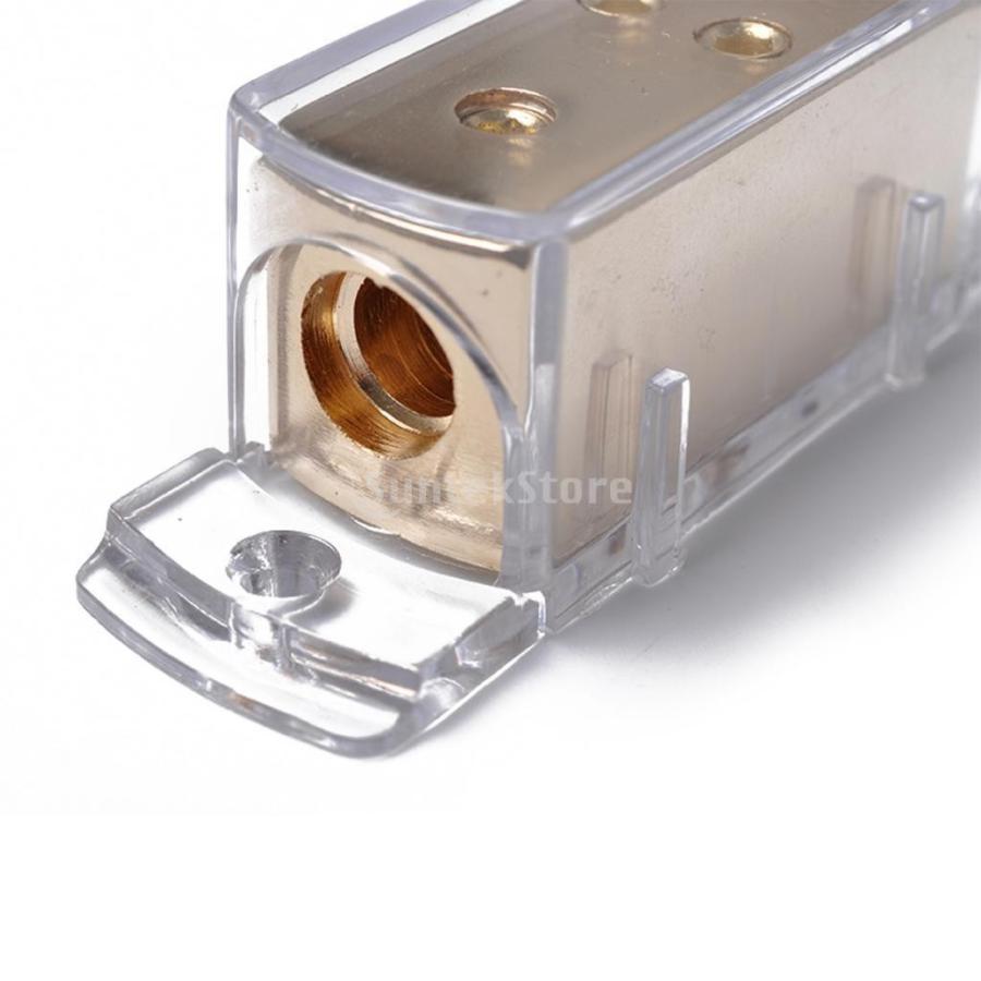 4-ウェイ 1X 4AWG 4X 8AWG 出力/アースケーブル スプリッタ 分配ブロック|stk-shop|11