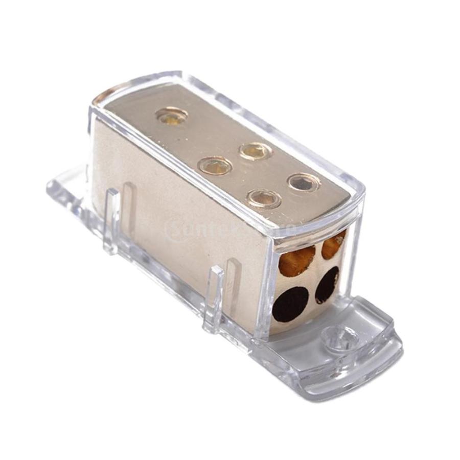 4-ウェイ 1X 4AWG 4X 8AWG 出力/アースケーブル スプリッタ 分配ブロック|stk-shop|03