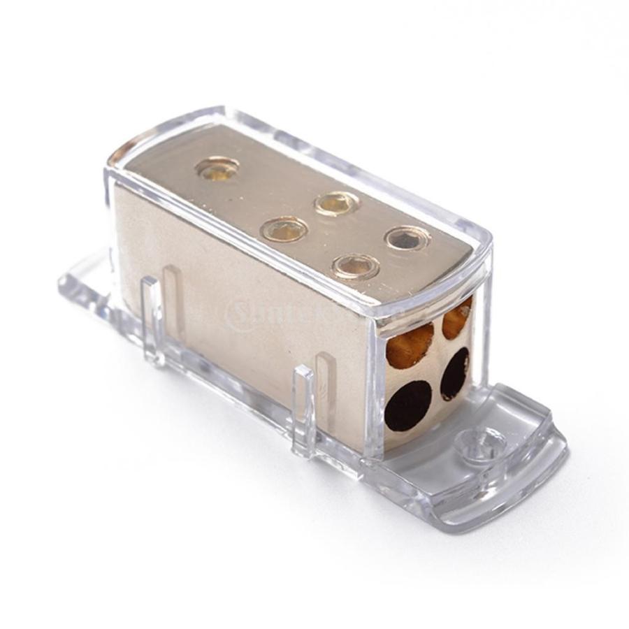 4-ウェイ 1X 4AWG 4X 8AWG 出力/アースケーブル スプリッタ 分配ブロック|stk-shop|08