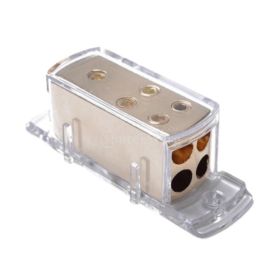 4-ウェイ 1X 4AWG 4X 8AWG 出力/アースケーブル スプリッタ 分配ブロック|stk-shop|09