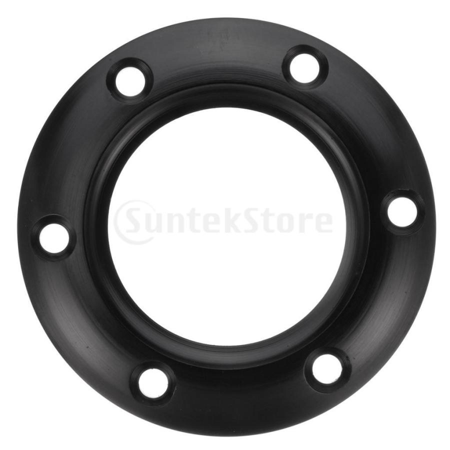 90mm 6穴 ステアリングホイール ハンドルホーンボタン センターリング