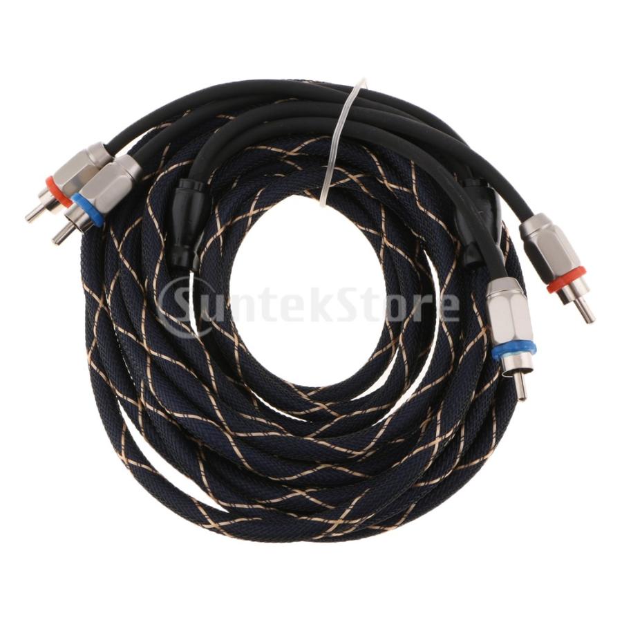 F Fityle 可聴周波ケーブル 車用rcaオーディオケーブル オーディオビデオケーブ 耐久性 便利 Stkショップ 通販 Yahoo ショッピング
