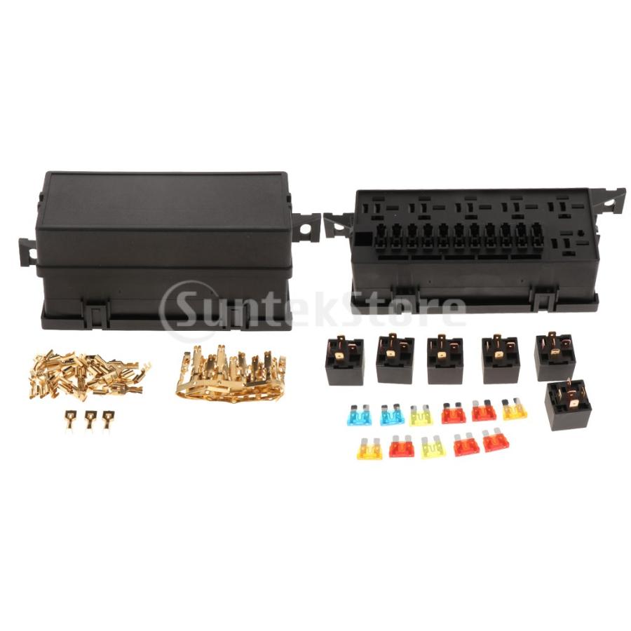 自動車用 11ウェイリレーヒューズボックス ブロックホルダー 自動車保険ソケット ヒューズリレーカバー ヒューズホルダーカバーヒューズリレーホルダーソケット 5280 Stkショップ 通販 Yahoo ショッピング