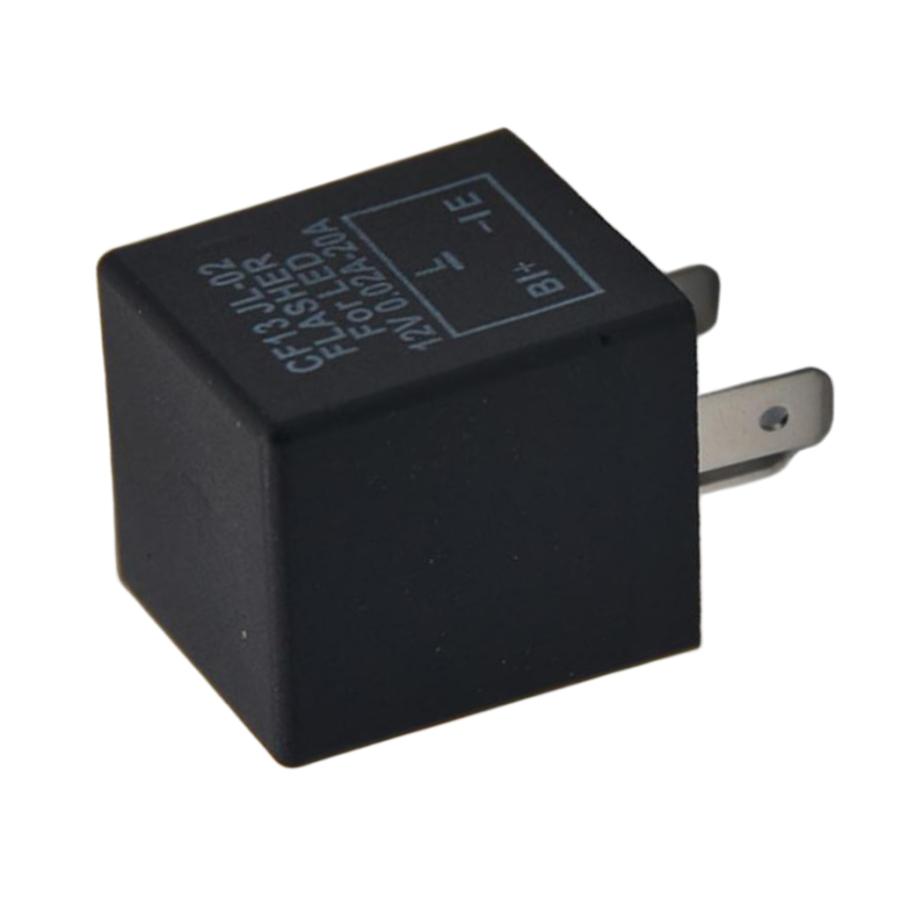 カーリレー3ピン電子LEDターンシグナル12VフラッシャーリレーフィックスブリンカーCF13 52035886STKショップ 通販