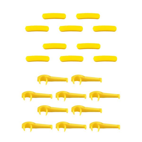 10個の黄色のガスケットリムプロテクタータイヤチェンジャーバードヘッドリムーバーパッド｜stk-shop｜03