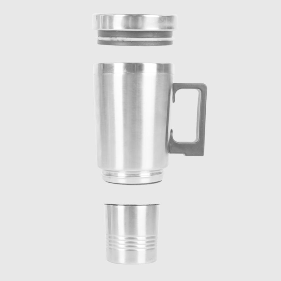 ステンレス鋼車電気ケトル加熱カップ300mlシルバー24v 待望