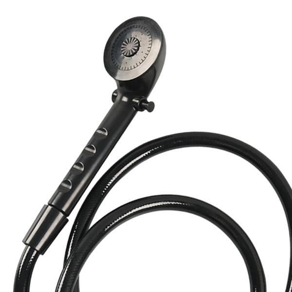 ハンドヘルド シャワー ヘッド ホース付き高圧シャワー ヘッド キャンピングカー ブラック 52058170STKショップ 通販