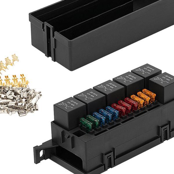 12V ヒューズおよびリレー ボックス 6 スロット リレー パネル 11 Atc