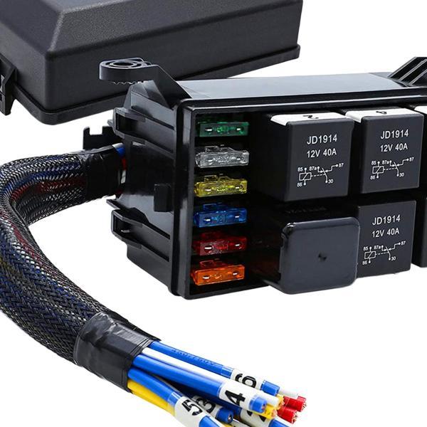 ヒューズリレーボックス 防水ヒューズブロックとリレーボックス