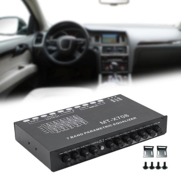 7 バンド EQ クロスオーバー アンプ 調整可能 12V DSP チップ 7 バンド EQ クロスオーバー アンプ 調整可能 12V DSP チップ
