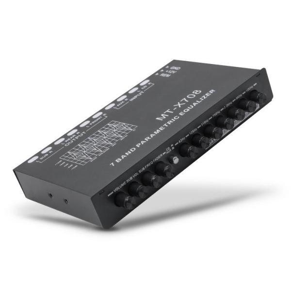 7 バンド EQ クロスオーバー アンプ 調整可能 12V DSP チップ 7 バンド EQ クロスオーバー アンプ 調整可能 12V DSP チップ