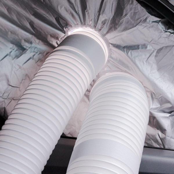 車のエアコン排気ホース窓カバー断熱材は熱気を遮断するのに役立ちます